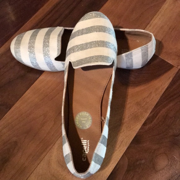 Capelli silver striped loafers - Picture 2 of 5